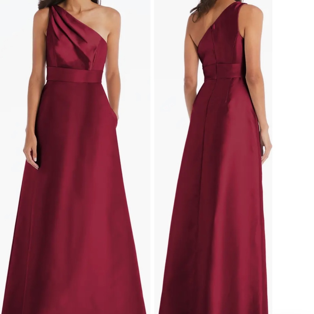 Alfred Sung One Shoulder Gown